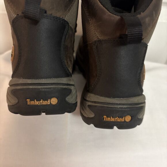 Timberland GORE-TEX Boots Women’s Brown Leather Outdoor Hiking Performance, sz 9 - Picture 3 of 16